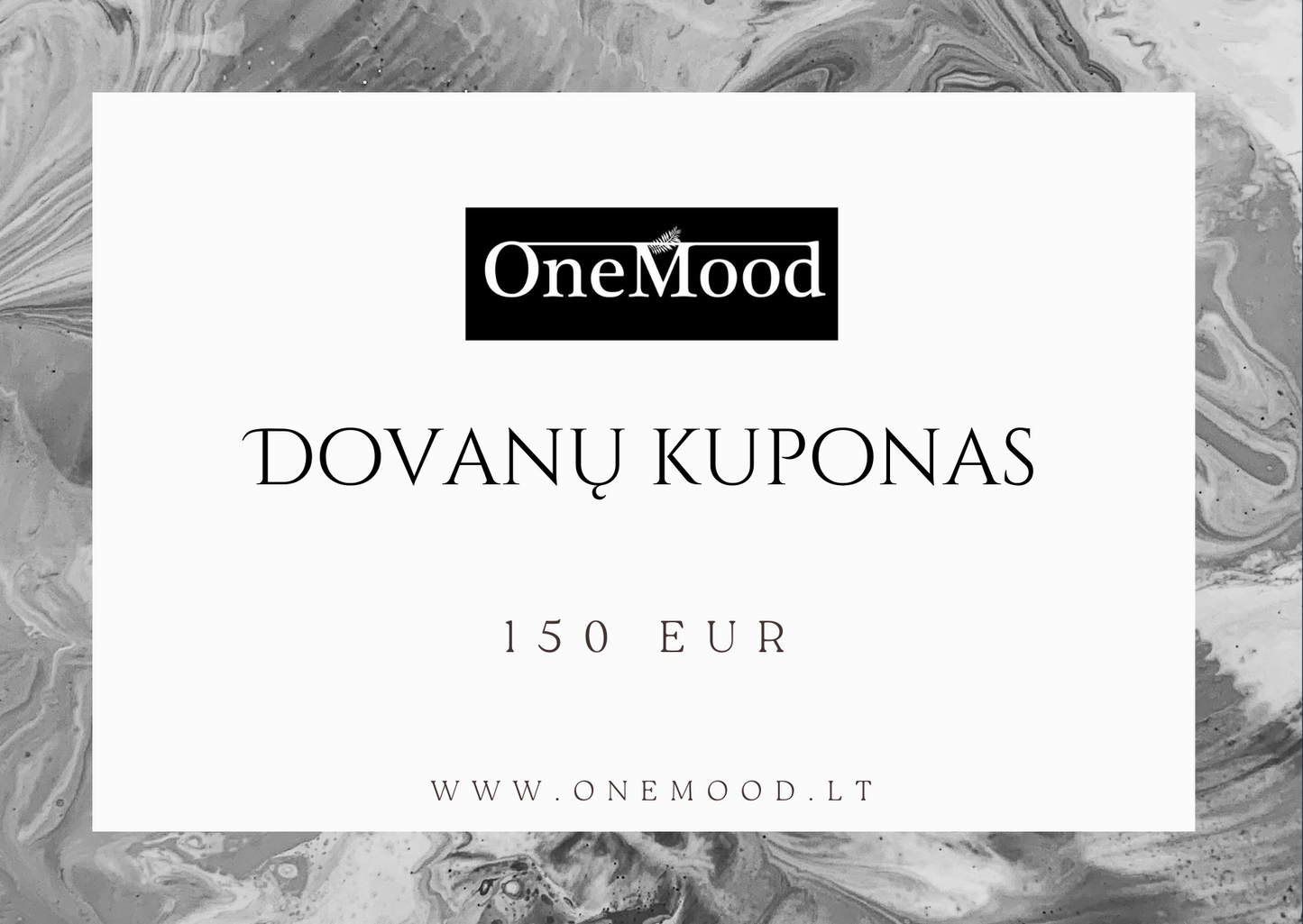OneMood gift voucher