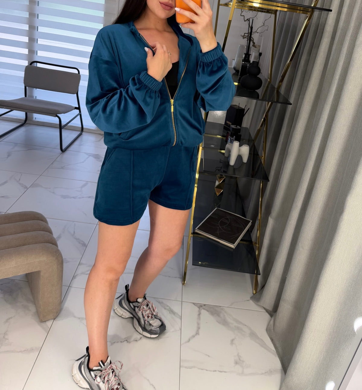 “Emerald” velour set