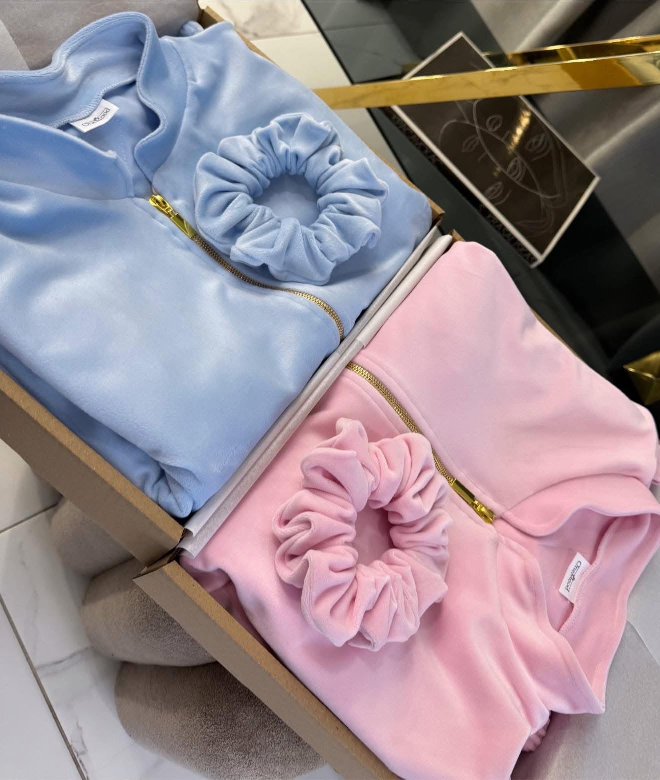“Baby blue” šortų kostiumėlis