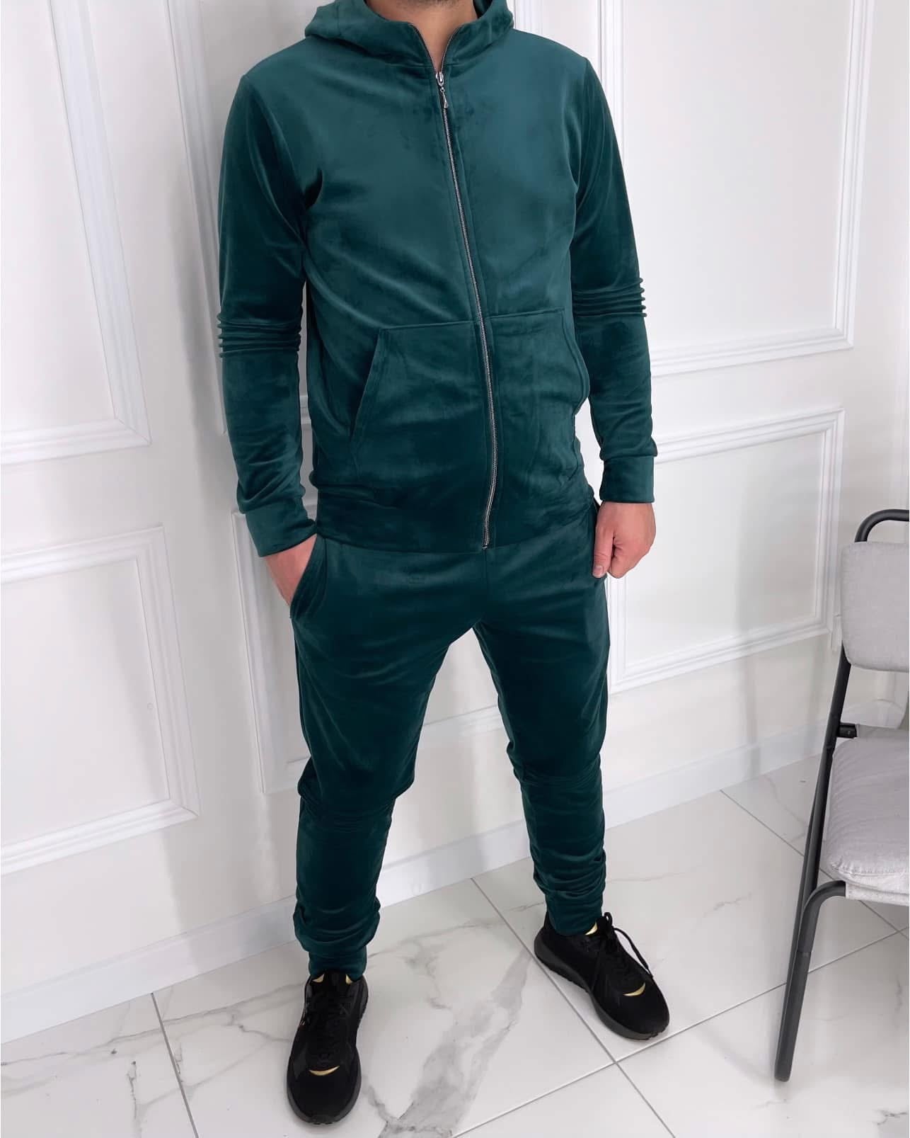 "Edmerand Green velour set" for men