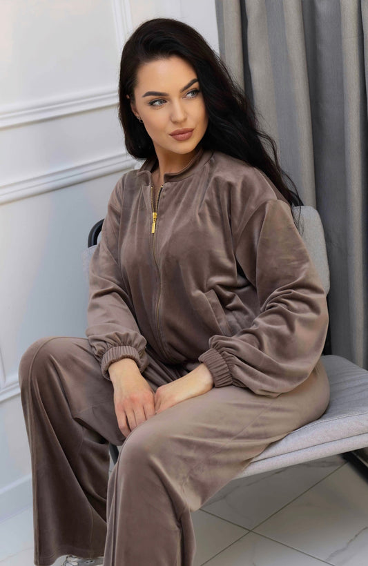 “Cappuccino” velour set