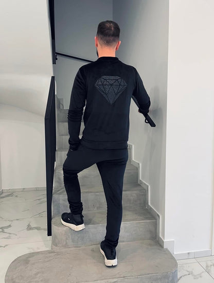 Vyriškas veliūrinis kostiumas