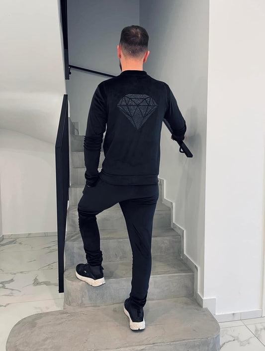 Vyriškas veliūrinis kostiumas