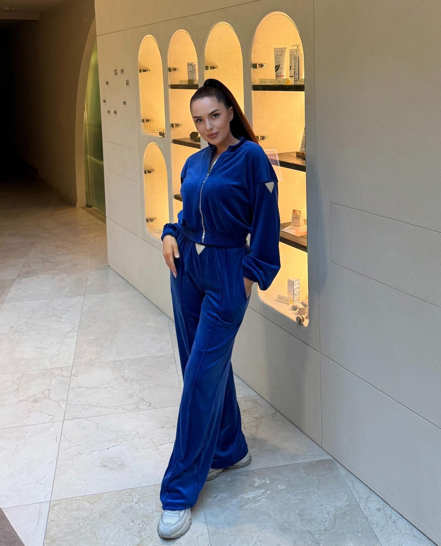 „Royal Sapphire“ velour set