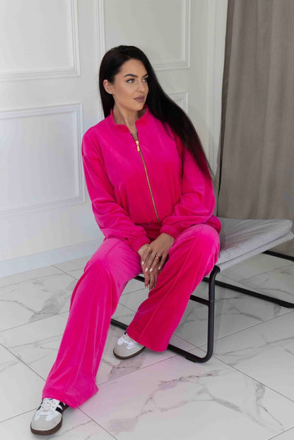 “Pink Glow” velour set