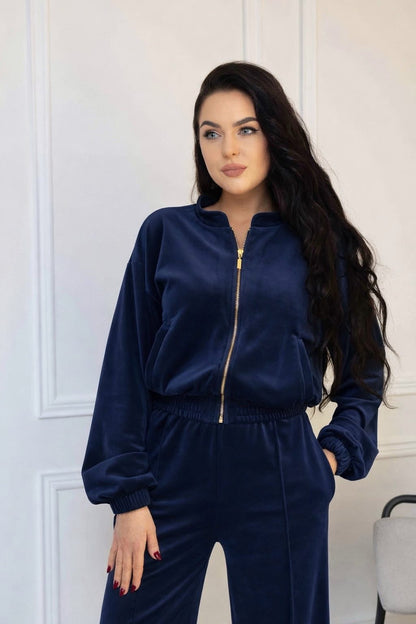 “Navy blue” velour set
