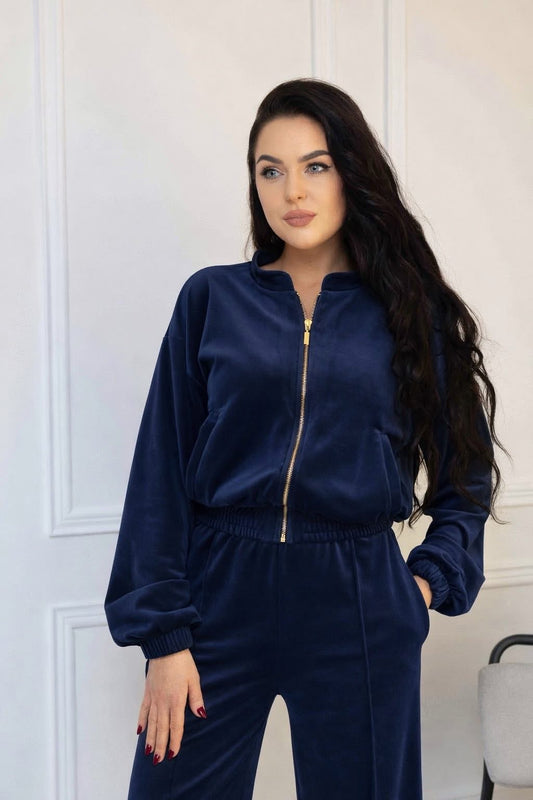 “Navy blue” velour set