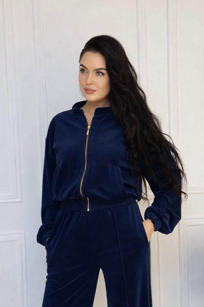 “Navy blue” velour set