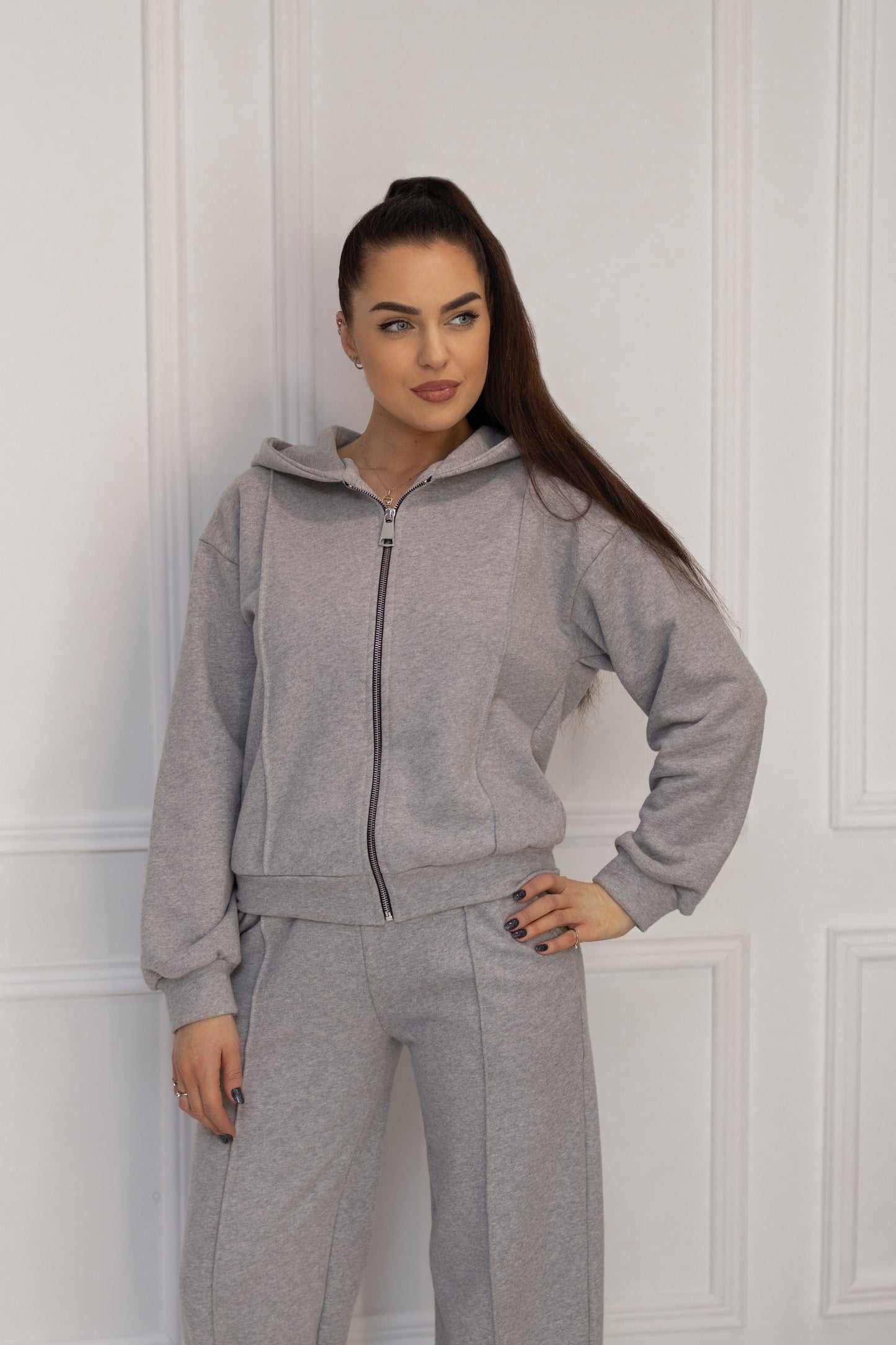 Casual suit, without pockets “MELANGE”