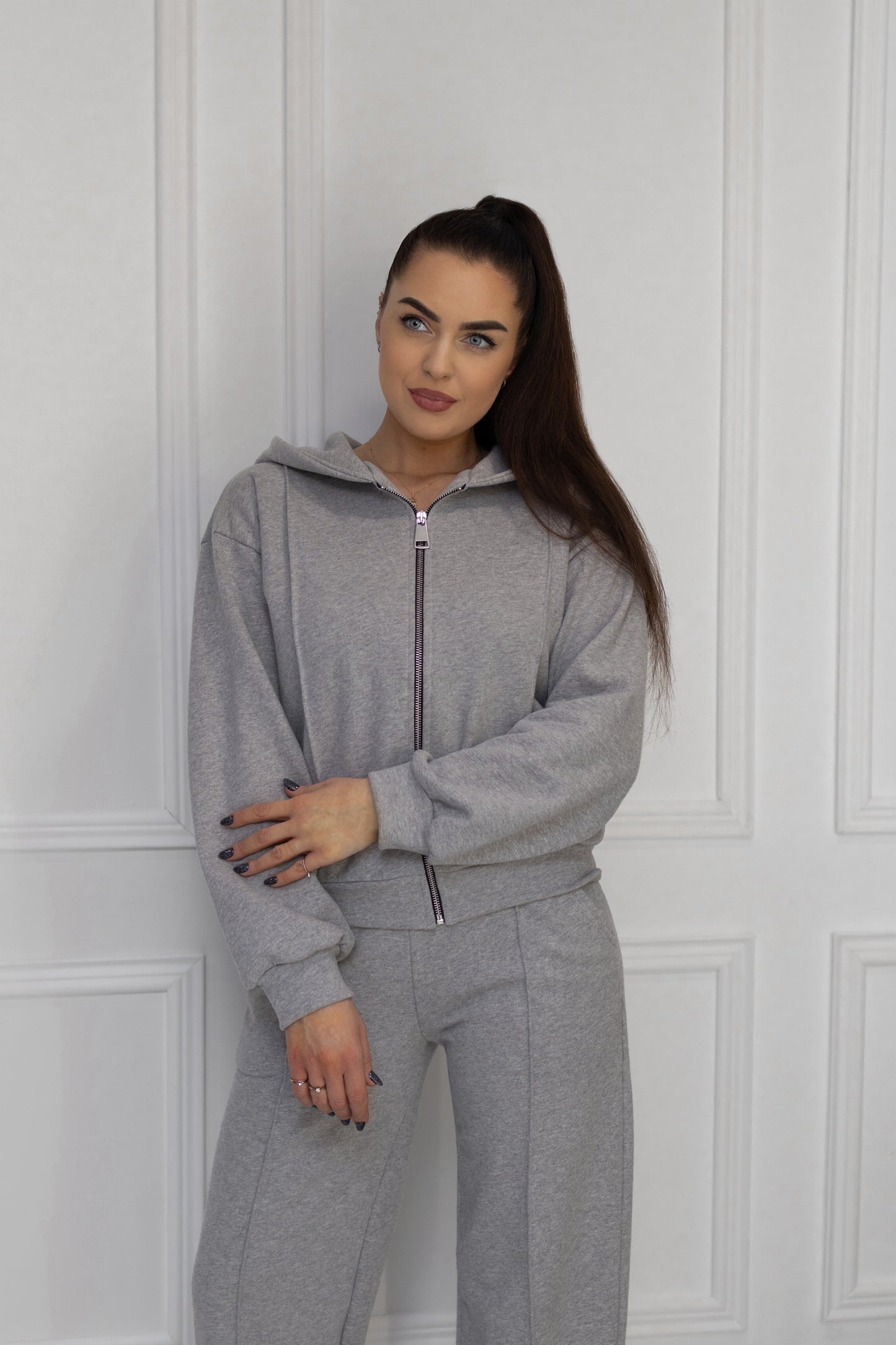 Casual suit, without pockets “MELANGE”