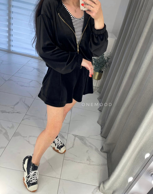 “Black” shorts suit