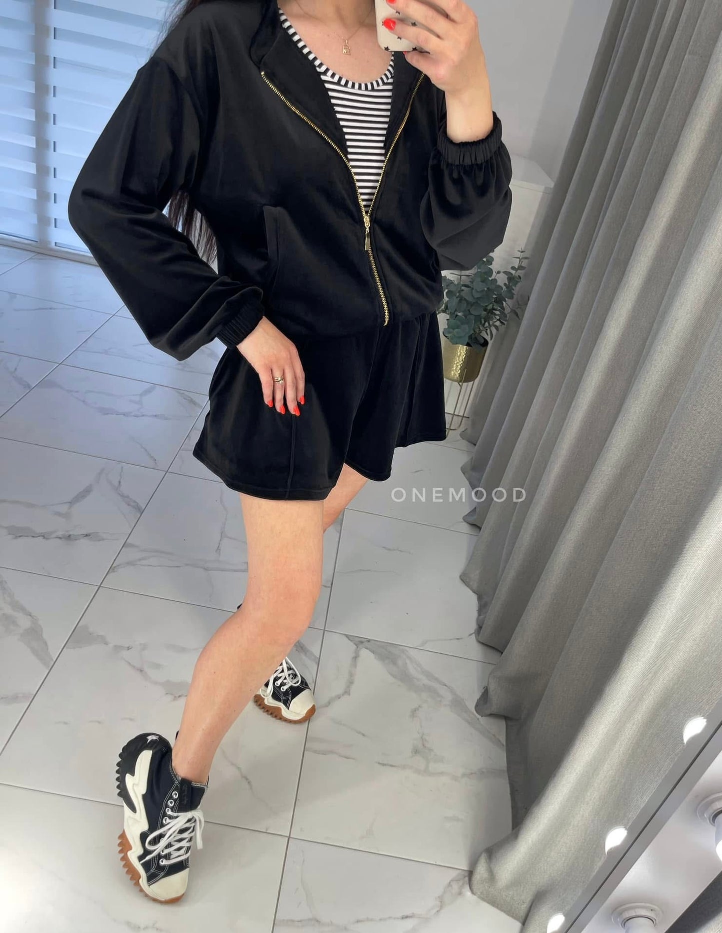 “Black” shorts suit