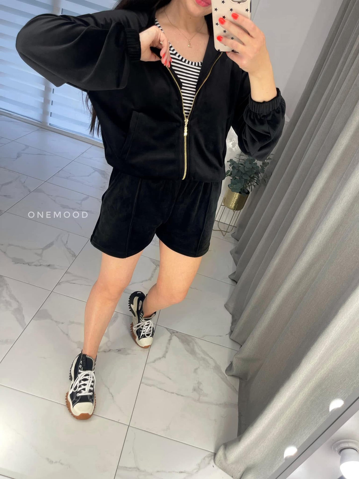 “Black” shorts suit