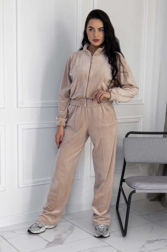 “Cream” velour set