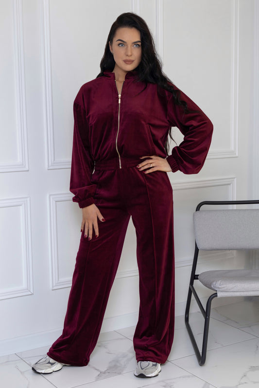“Burgundy” velour set