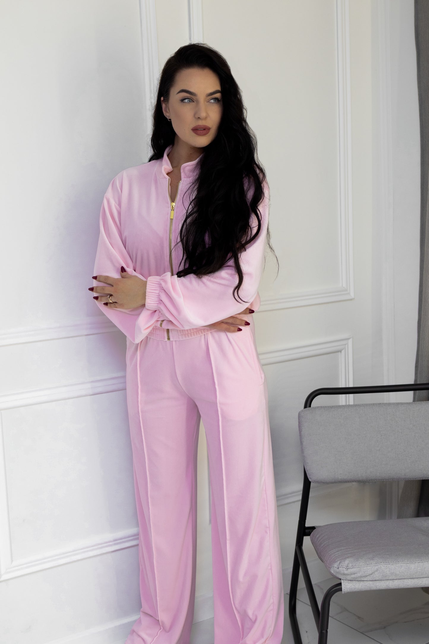 “Baby pink” velour set