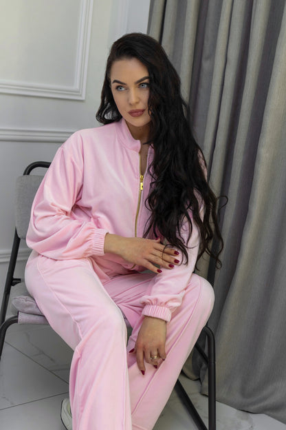 “Baby pink” velour set