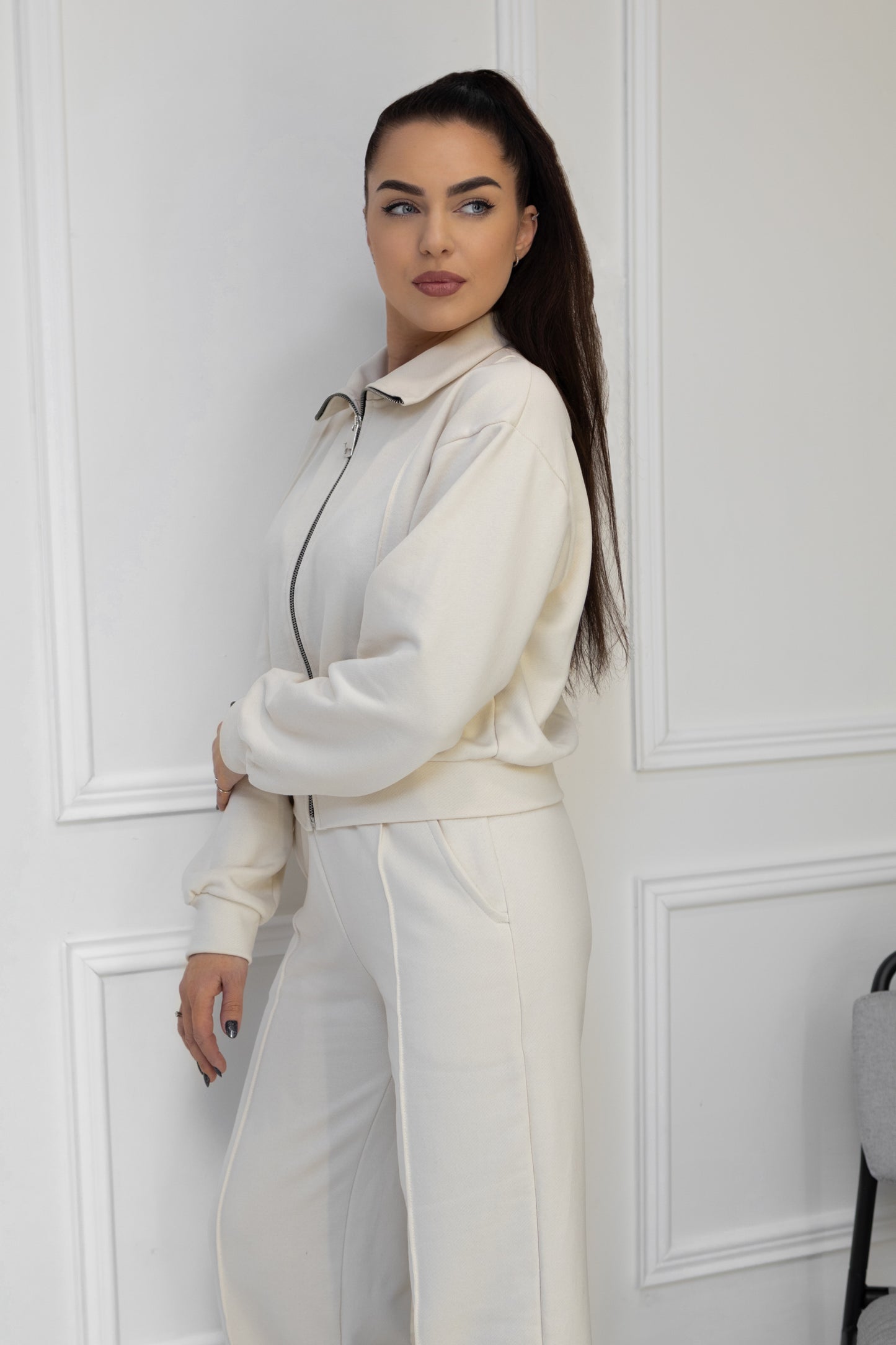 Casual suit, without pockets “WHITE CREAM"