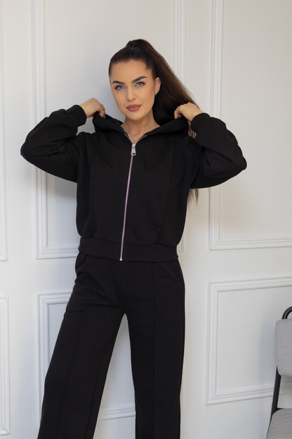 Casual suit, without pockets “BLACK”