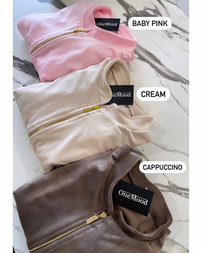 “Cappuccino” shorts suit